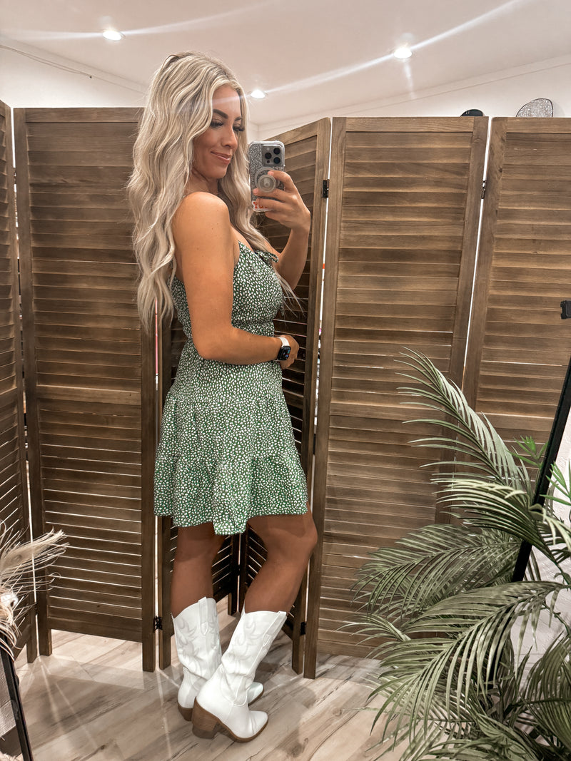 Olive Summer Mini Dress
