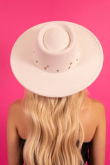 Star Studded Flat Brim Hat