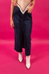 Coastal Dark Cowgirl Denim Skirt