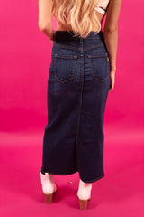 Coastal Dark Cowgirl Denim Skirt