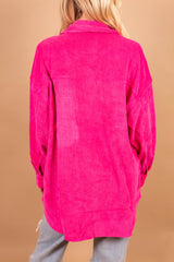 The Shania Ribbed Shacket