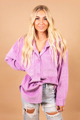 The Shania Ribbed Shacket