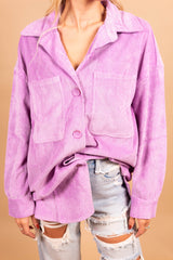 The Shania Ribbed Shacket