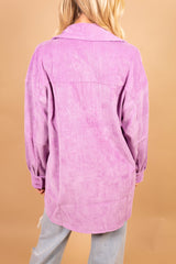 The Shania Ribbed Shacket