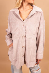 The Shania Ribbed Shacket