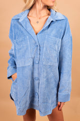 The Shania Ribbed Shacket