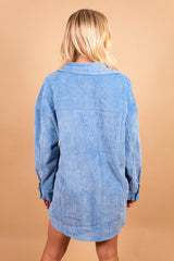 The Shania Ribbed Shacket