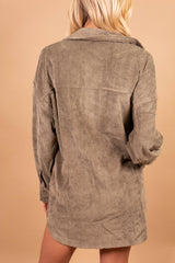 The Shania Ribbed Shacket