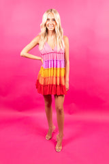 Rainbow Connection Tiered Dress