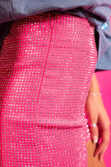 Bubblegum Rhinestone Queen Shorts