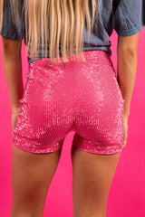 Bubblegum Rhinestone Queen Shorts