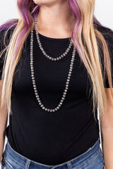 30" CRYSTAL BEADED NECKLACES