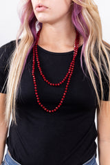 30" CRYSTAL BEADED NECKLACES
