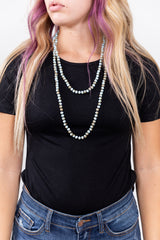 30" CRYSTAL BEADED NECKLACES