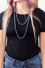 30" CRYSTAL BEADED NECKLACES