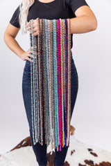 30" CRYSTAL BEADED NECKLACES