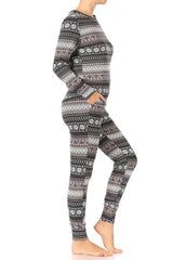 Midnight Let It Snow Christmas Pajama Set