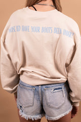 SHANIA Boots Been Under Crew Neck