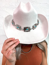 Concho Ivory Cowgirl Hat