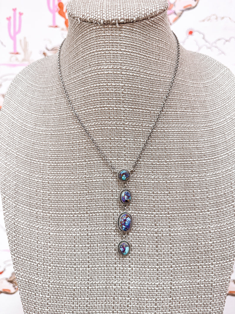 Purple Mojave Trail Necklace