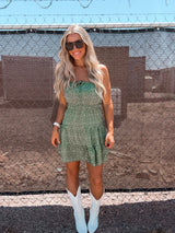 Olive Summer Mini Dress