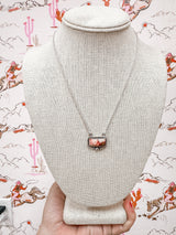 Dhalia Rose Bar Necklace