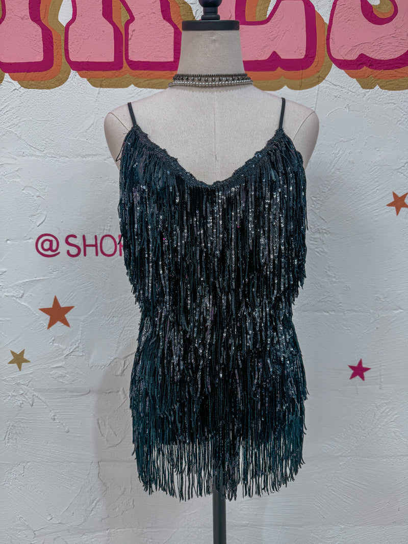 Midnights Fringe Romper