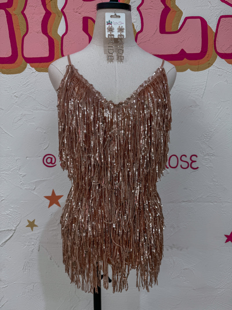 Fearless Fringe Romper Cactus Rose Boutique, LLC Fearless Fringe Romper Cactus Rose Boutique, LLC