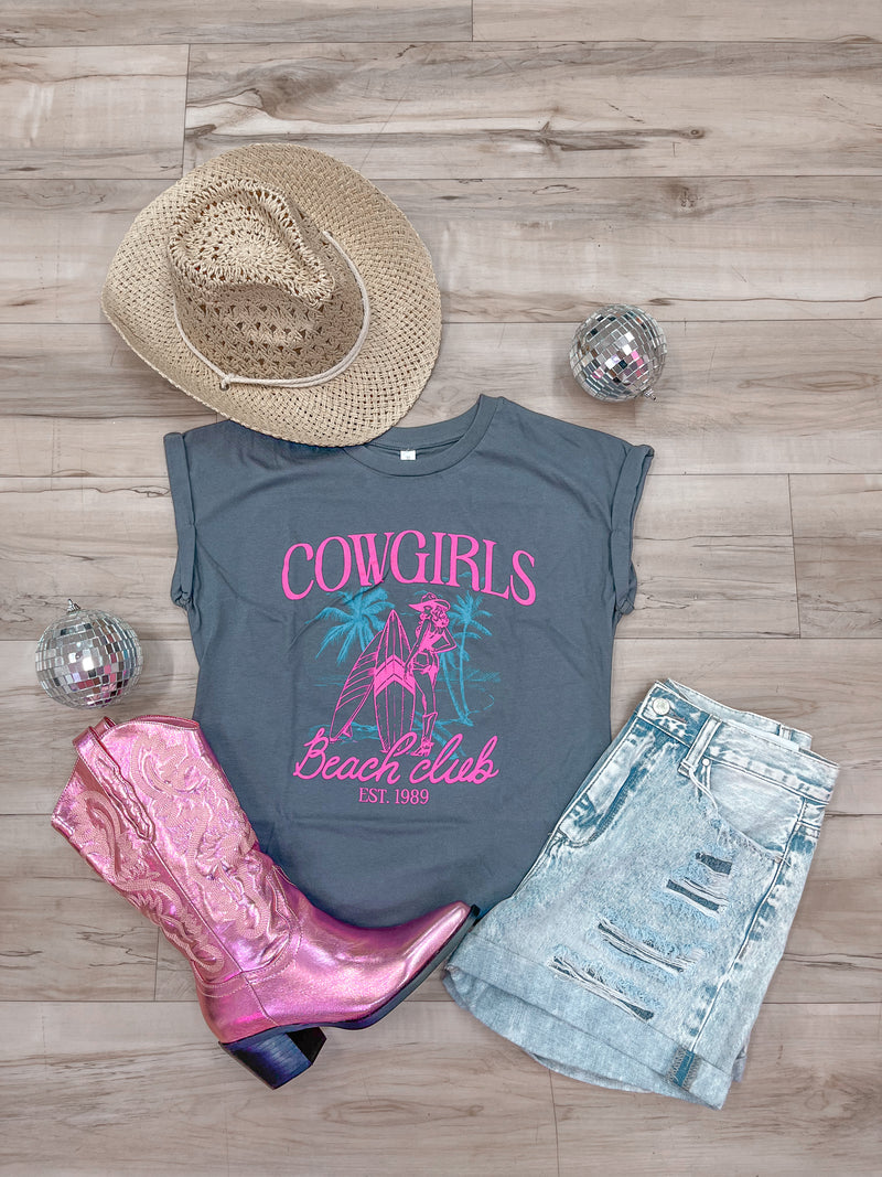 Cowgirl Beach Club Tee