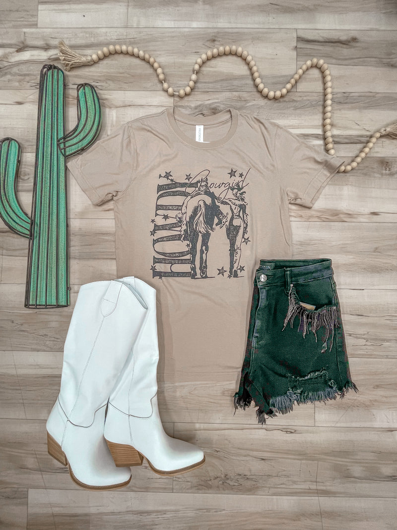 Howdy Cowgirl Tee