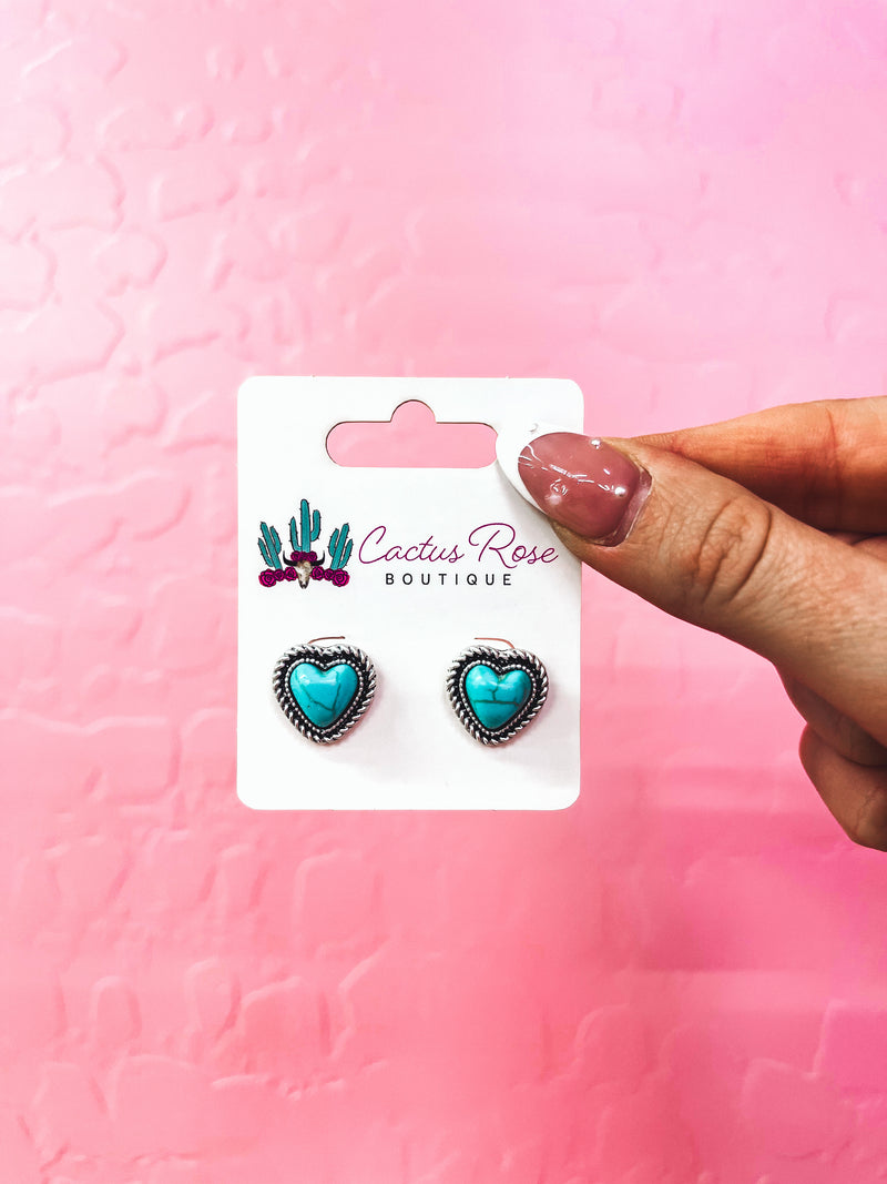 All Heart Stud Earrings