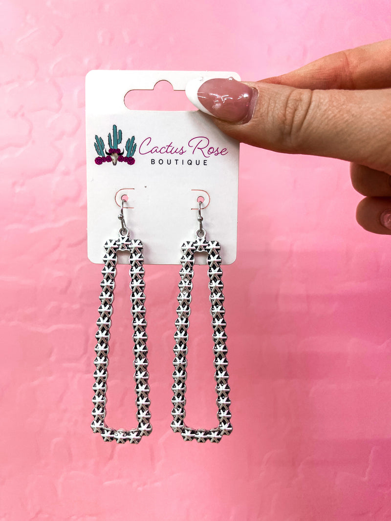 Concho Dangle Earrings