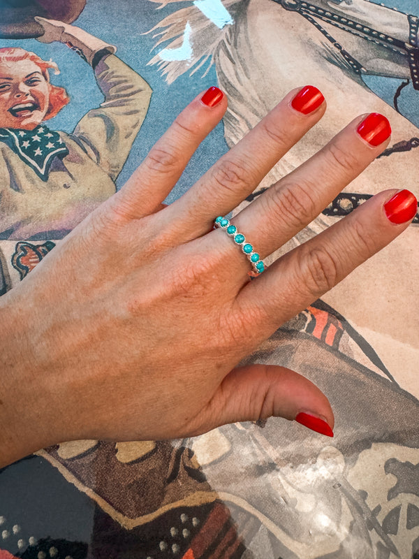 Perfect Stacker Turquoise Ring