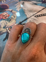 Teardrop Wrapped Kingman Ring