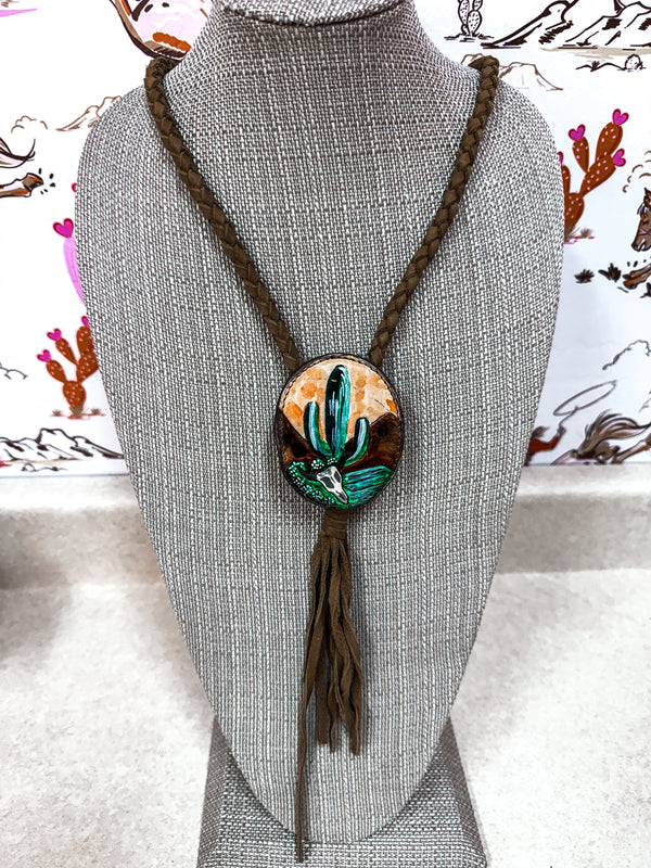 Lady Of The Desert Bolo Necklace