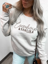 Cowboys & Tequila Sweatshirt Top