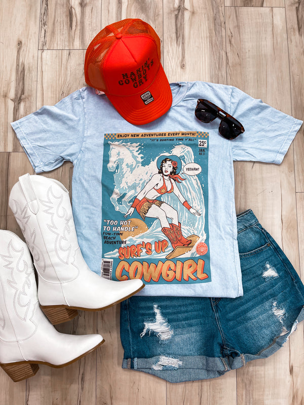 Surf's Up Cowgirl Tee