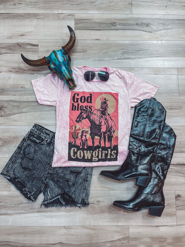 Bless Cowgirls Tee