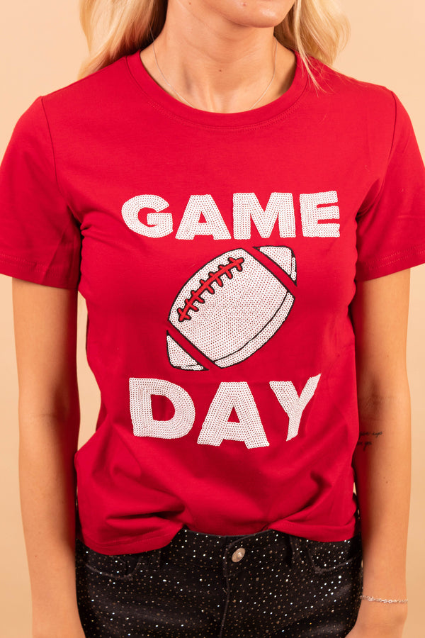 Game Day Sequin Tee