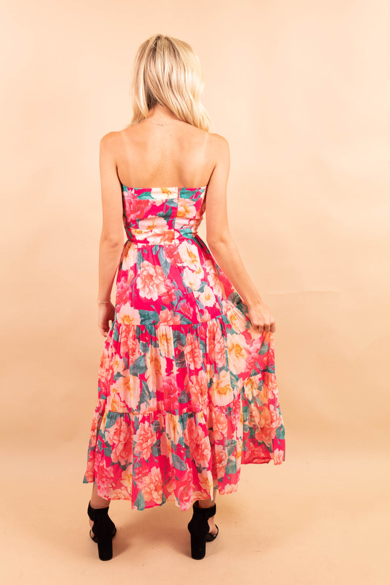 Floral Beauty Midi Dress