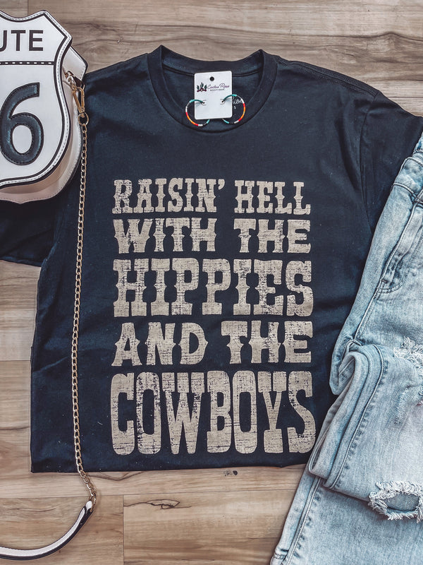 The Hippies & The Cowboys Tee