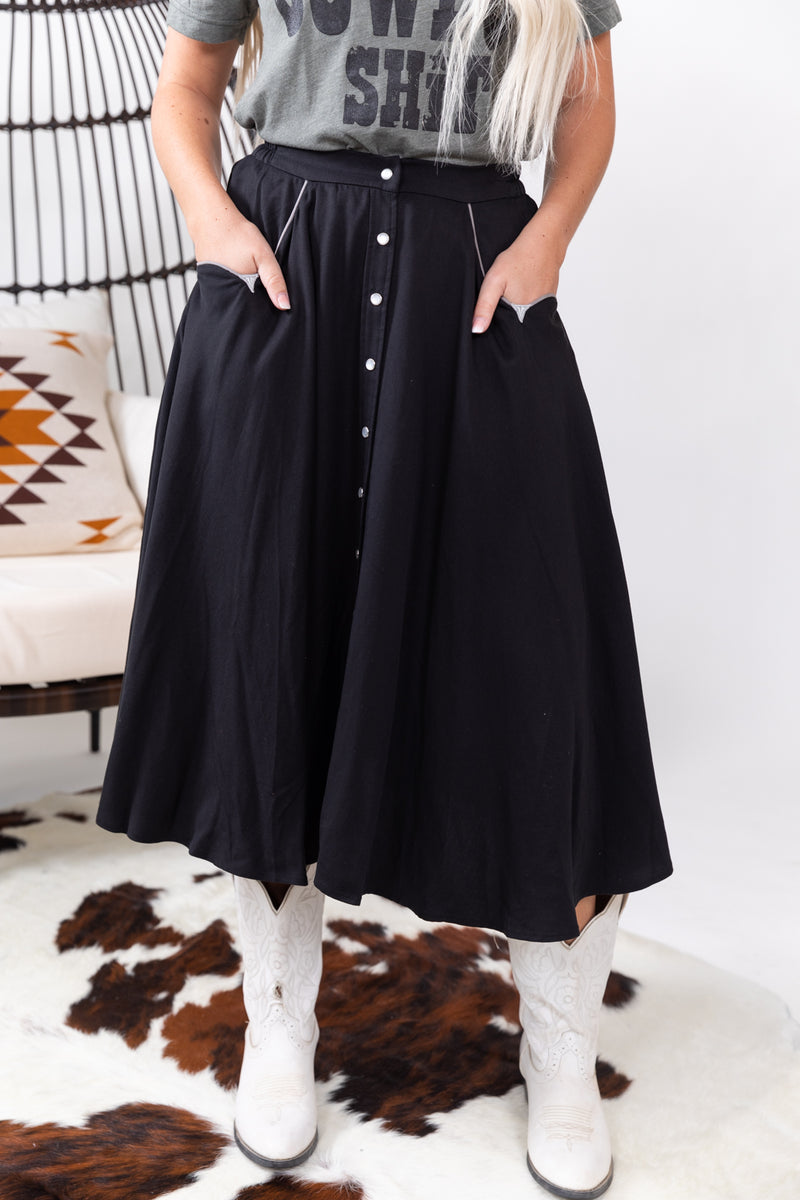 Classic Custom Cowgirl Pearl Snap Skirts