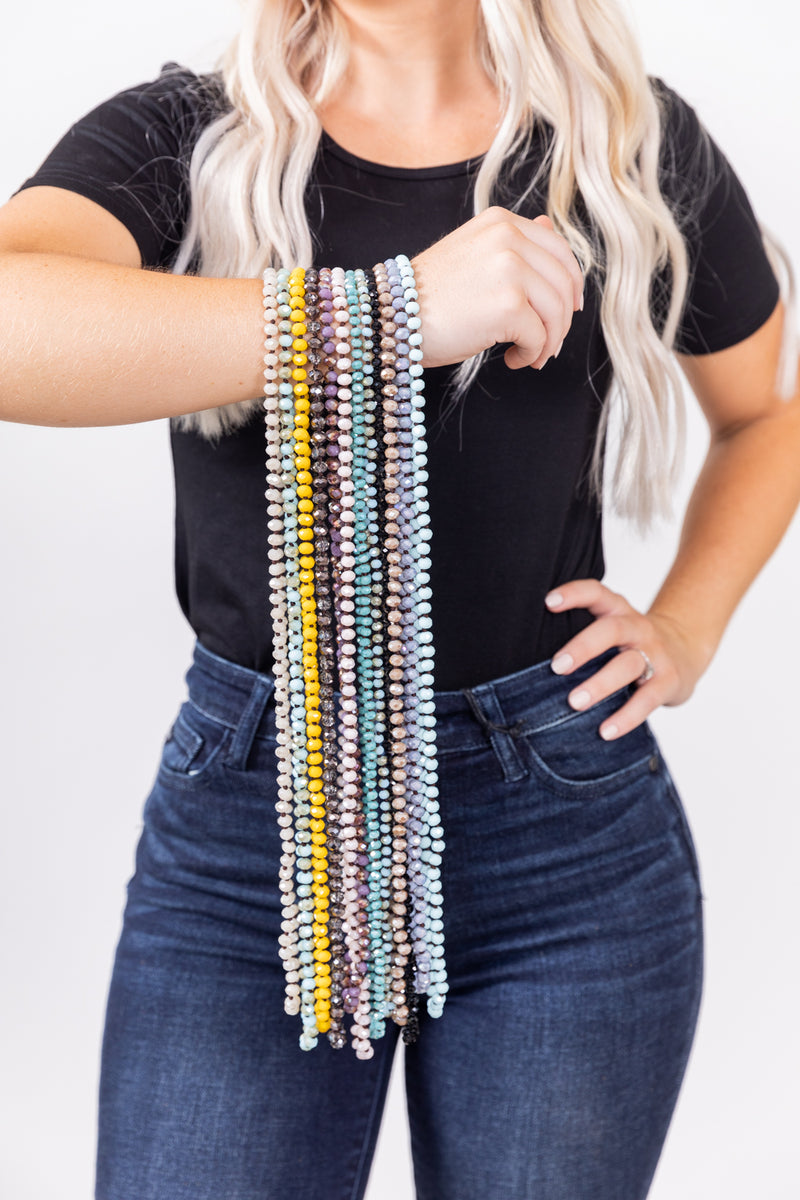 15" Crystal Beaded Necklaces