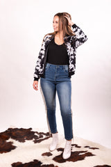 The Betty Sequin Bomber Jacket