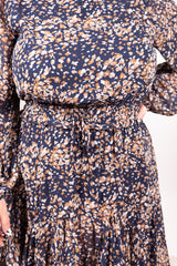 Josie Bubble Sleeve Midi Dress
