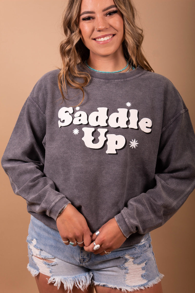 Saddle Up Sweatshirt Top