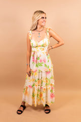 Sweet Summertime Floral Maxi Dress