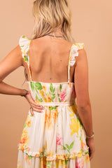 Sweet Summertime Floral Maxi Dress