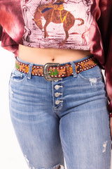 By Your Grace Hand Tooled Leather Belt