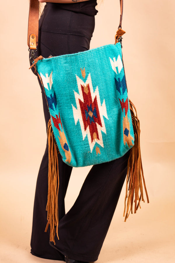 Country Hide & Tan Leather Floral Tooled Fringe Handbag – Cowgirl Barn &  Tack